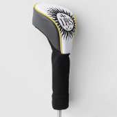 embleem van de Sociëteit van Jezus Monogram Golfheadcover (Schuin)