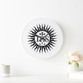 embleem van de Sociëteit van Jezus Monogram Grote Klok (Huis)