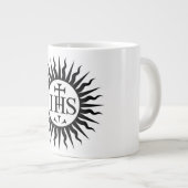 embleem van de Sociëteit van Jezus Monogram Grote Koffiekop (Voorkant rechts)