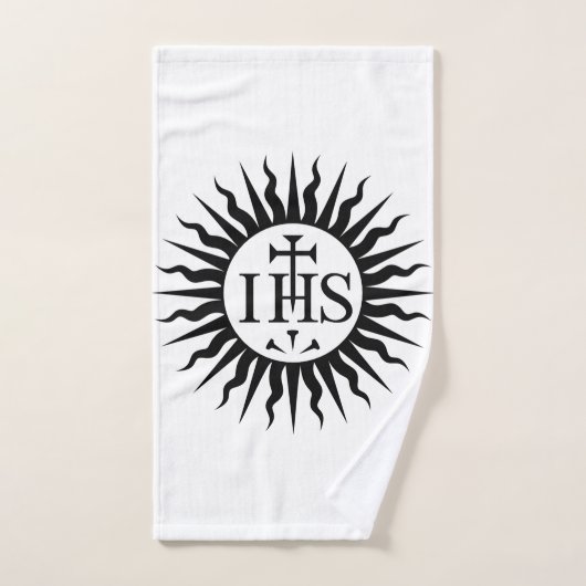 embleem van de Sociëteit van Jezus Monogram Handdoek (Handdoek)