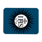embleem van de Sociëteit van Jezus Monogram Magneet (Horizontaal)