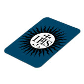 embleem van de Sociëteit van Jezus Monogram Magneet (Linkerzijde)