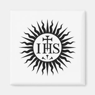 embleem van de Sociëteit van Jezus Monogram Magneet