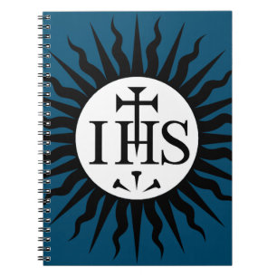 embleem van de Sociëteit van Jezus Monogram Notitieboek