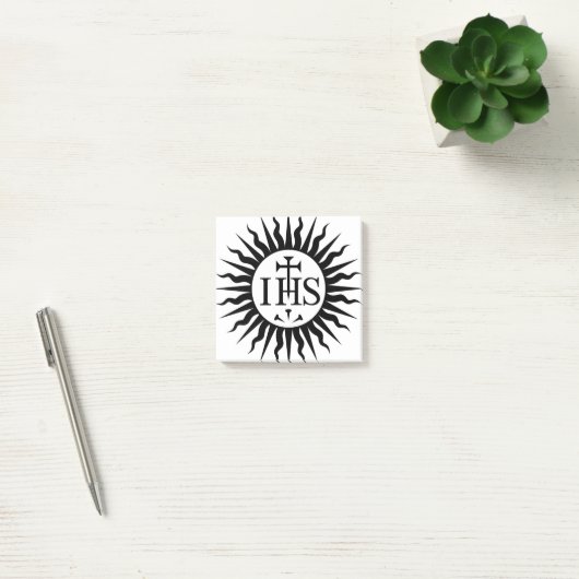 embleem van de Sociëteit van Jezus Monogram Post-it® Notes (Kantoor)