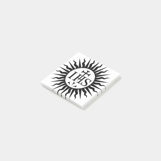 embleem van de Sociëteit van Jezus Monogram Post-it® Notes (Schuin)