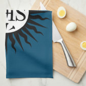 embleem van de Sociëteit van Jezus Monogram Theedoek (Quarter Fold)