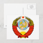 Embleem van de Sovjet-Unie Briefkaart (Voorkant / Achterkant)