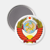 Embleem van de Sovjet-Unie Magneet (Voorkant / Achterkant)