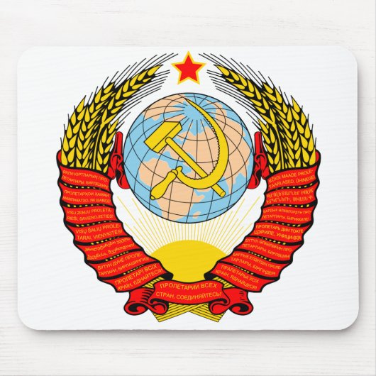 Embleem van de Sovjet-Unie Muismat (Voorkant)