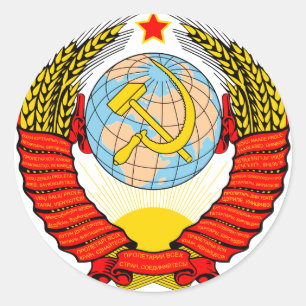 Embleem van de Sovjet-Unie Ronde Sticker
