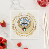 Embleem van de staat Koeweit Servet (Insitu)