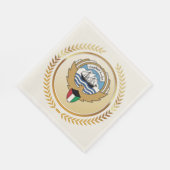 Embleem van de staat Koeweit Servet (Hoek)