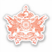Embleem van de staat Sikkim - INDIA Sticker (Voorkant)