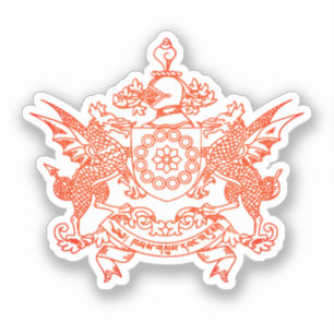 Embleem van de staat Sikkim - INDIA Sticker