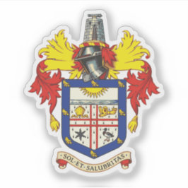 Embleem van de stad Bexhill-on-Sea, Engeland Sticker