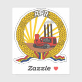 Embleem van de Volksrepubliek Roemenië (1948) Sticker (Vel)
