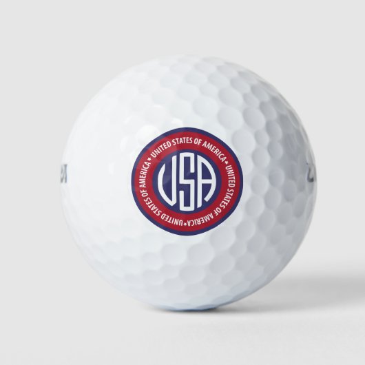 embleem van de VS Golfballen (Voorkant)
