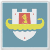 Embleem van Durrës, Albanië Sticker (Voorkant)