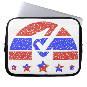 Embleem van Eenheid - Vieren van Samenwerkingsvert Laptop Sleeve