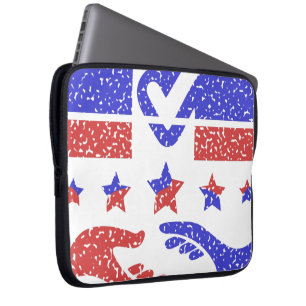 Embleem van Eenheid - Vieren van Samenwerkingsvert Laptop Sleeve