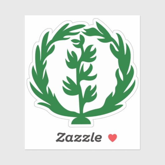 Embleem van Eritrea (1952-1962) Sticker (Vel)