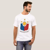 embleem van filippijn t-shirt (Voorkant volledig)