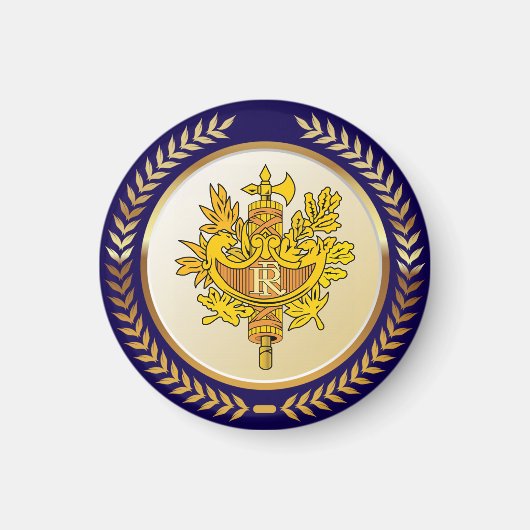Embleem van Frankrijk Magneet (Voorkant)