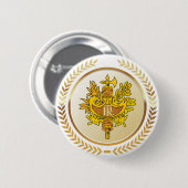 Embleem van Frankrijk Ronde Button 5,7 Cm (Voorkant /achterkant)