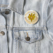 Embleem van Frankrijk Ronde Button 5,7 Cm (In situ)