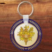 Embleem van Frankrijk Sleutelhanger (Voorkant)