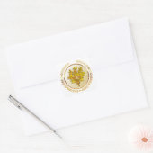 Embleem van Frankrijk Vierkante Sticker (Envelop)