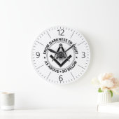 embleem van freemasons grote klok (Huis)