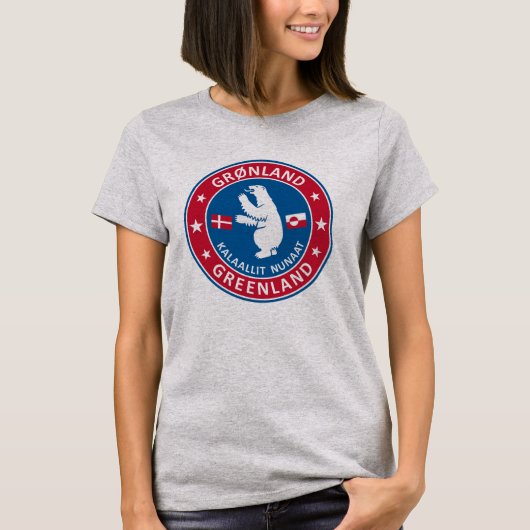 Embleem van Groenland T-shirt (Voorkant)