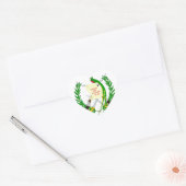 embleem van guatemala hart sticker (Envelop)