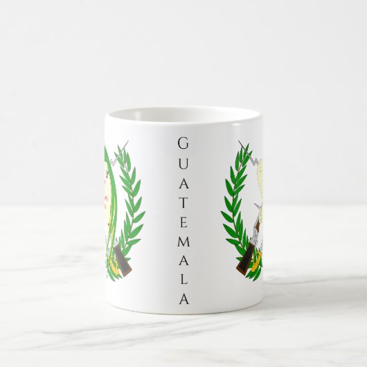embleem van guatemala koffiemok (Center)