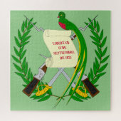 embleem van guatemala legpuzzel (Horizontaal)