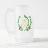 embleem van guatemala matglas bierpul (Links)
