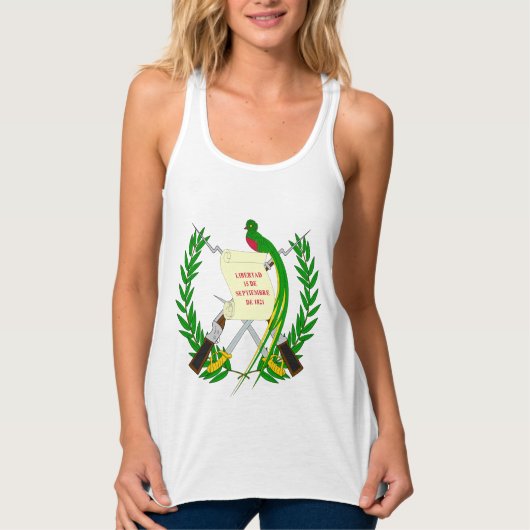 embleem van guatemala tanktop (Voorkant)