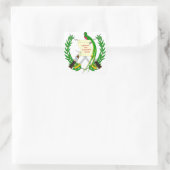 embleem van guatemala vierkante sticker (Tas)