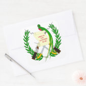 embleem van guatemala vierkante sticker (Envelop)