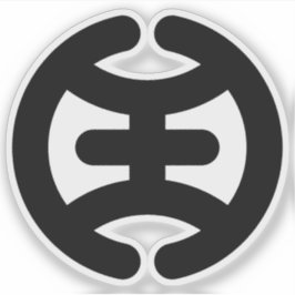 Embleem van Hachioji (Hachiōji), Tokio, Japan Sticker