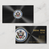 Embleem van het Amerikaanse ministerie van Buitenl Visitekaartje (Voorkant / Achterkant)
