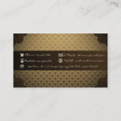 Embleem van het Amerikaanse ministerie van Defensi Visitekaartje (Achterkant)