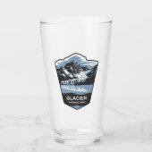 Embleem van het Glacier National Park Glas (Voorkant)