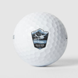 Embleem van het Glacier National Park Golfballen