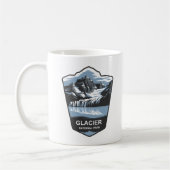 Embleem van het Glacier National Park Koffiemok (Links)