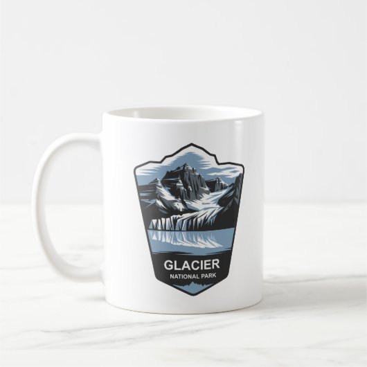 Embleem van het Glacier National Park Koffiemok (Links)