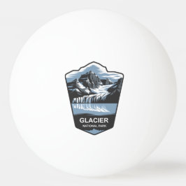 Embleem van het Glacier National Park Pingpongbal