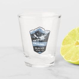 Embleem van het Glacier National Park Shot Glas